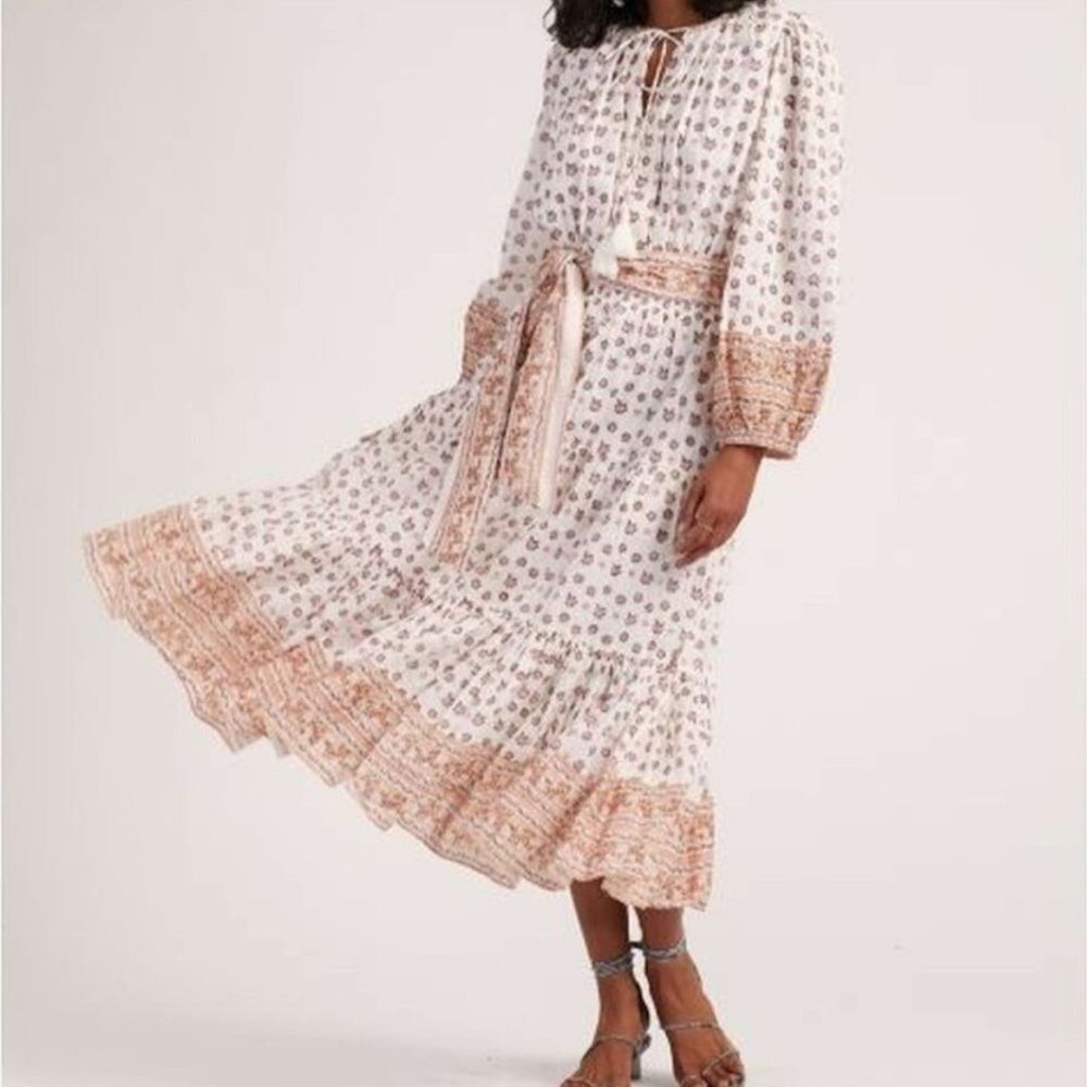 Cleobella Cotton Blakely Dress Size Small NWT Floral Print Belted